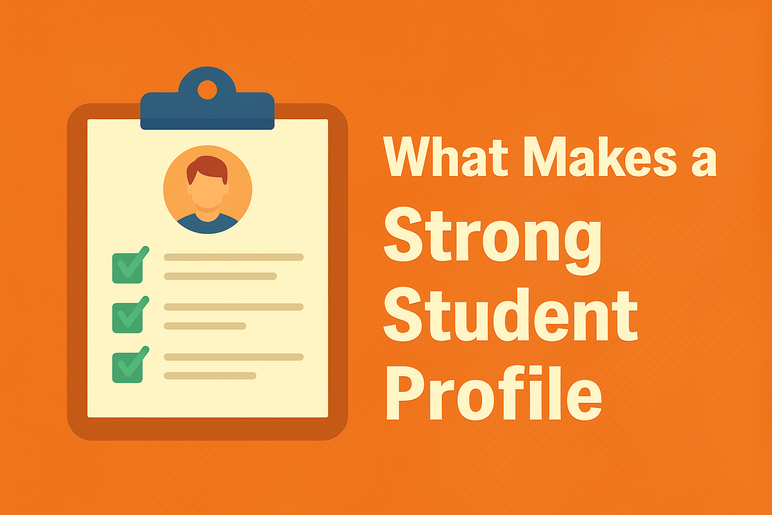 What Makes a Strong Student Profile (Even If You Don’t Have Top Marks)