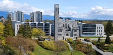 University of British Columbia campus in Canada - leading destination for international education