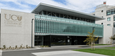 University of Canterbury campus in New Zealand - leading destination for international education