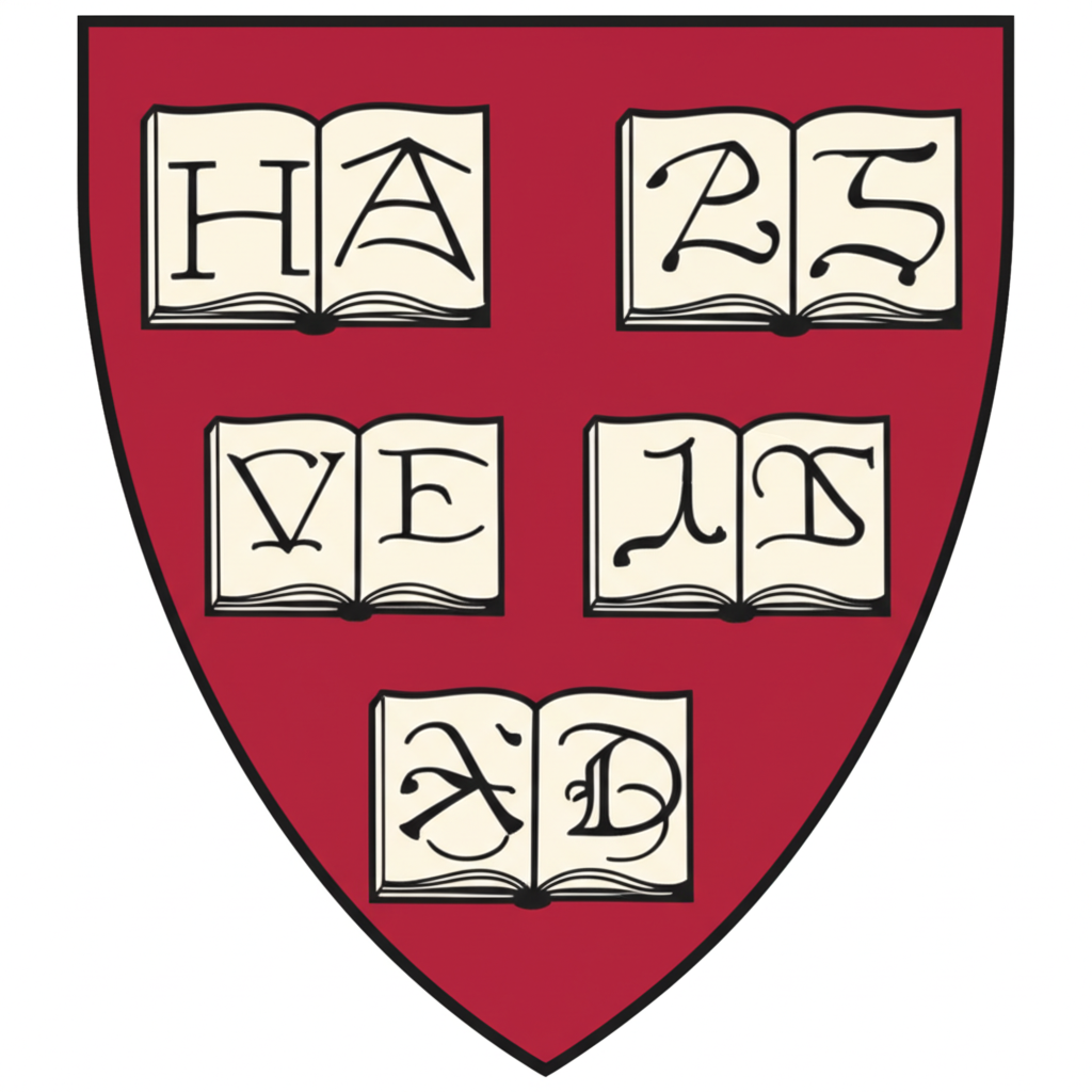 Harvard University official logo - prestigious United States education institution