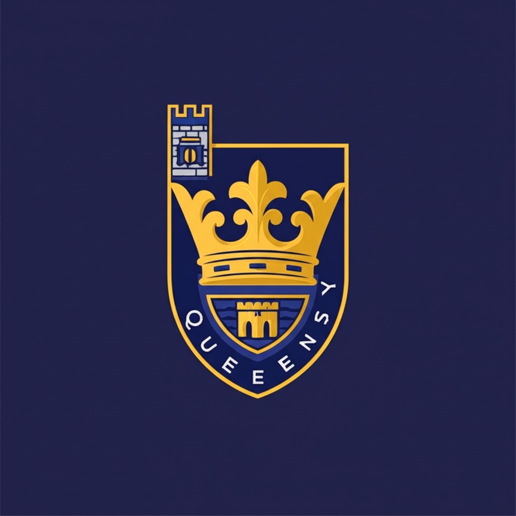 Queen's University official logo - prestigious Canada education institution
